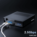 Minisforum - Mini PC MS-01 Barebone mit Intel Core i9-12900H,vPro Enterprise Support,2x10Gbps SFP+LAN/2x2.5G RJ45/2xUSB4/HDIM/16