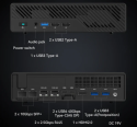 Minisforum - Mini PC MS-01 Barebone mit Intel Core i9-12900H,vPro Enterprise Support,2x10Gbps SFP+LAN/2x2.5G RJ45/2xUSB4/HDIM/16