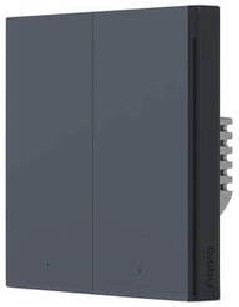 Aqara - Zigbee 3.0 Smart Switch mit Neutralleiter (Wall Switch H1 With Neutral Double Rocker)