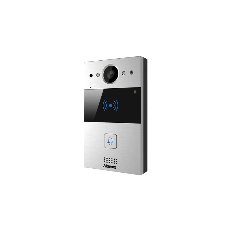 Akuox - Compact IP Video Door Station R20A - 1 Call button - RFID - Flush mount Edition