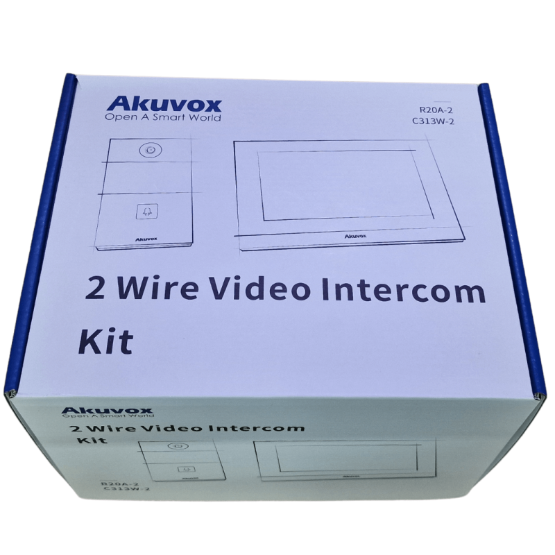 Akuvox - Kit 2 fils R20A-2 + C313W-2 