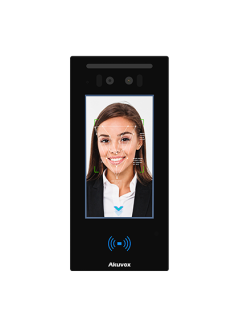 Akuvox - Porta video IP multi-tenant R29CT con riconoscimento facciale, lettore di prestiti, QR Code, BLE, touchscreen 7"
