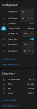 Apollo Automation - Sensore di impianto Apollo PLT-1 per Home Assistant (versione senza batteria)