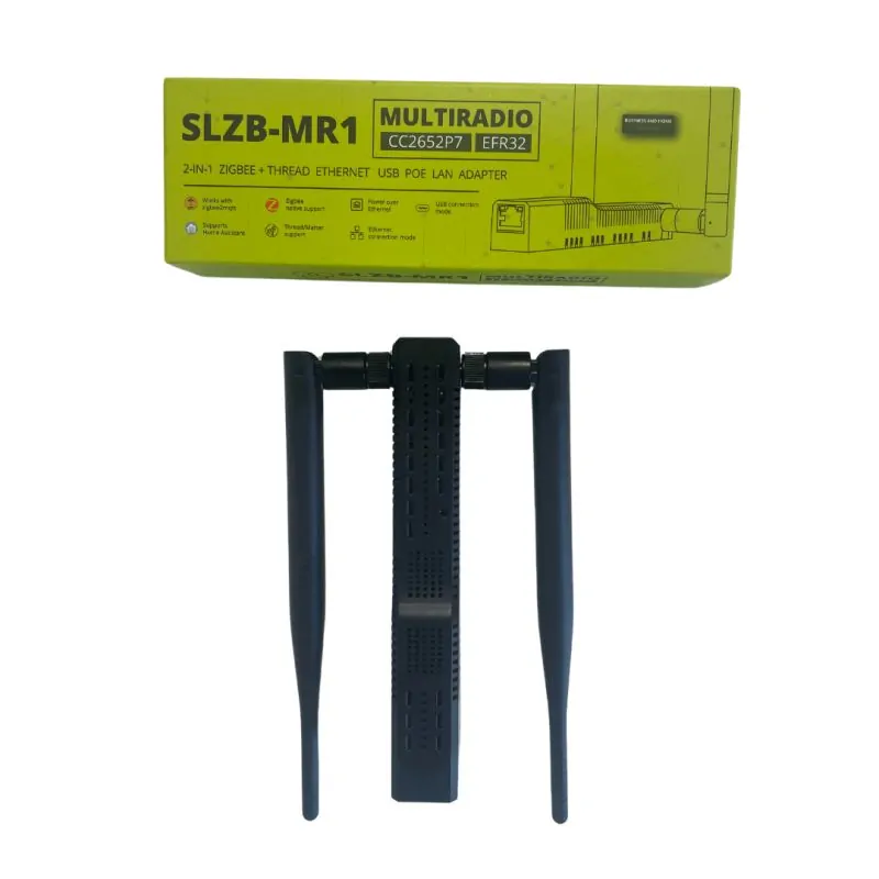 SMLIGHT SLZB-MR1 - USB Ethernet POE Zigbee + Thread Matter-Adapter