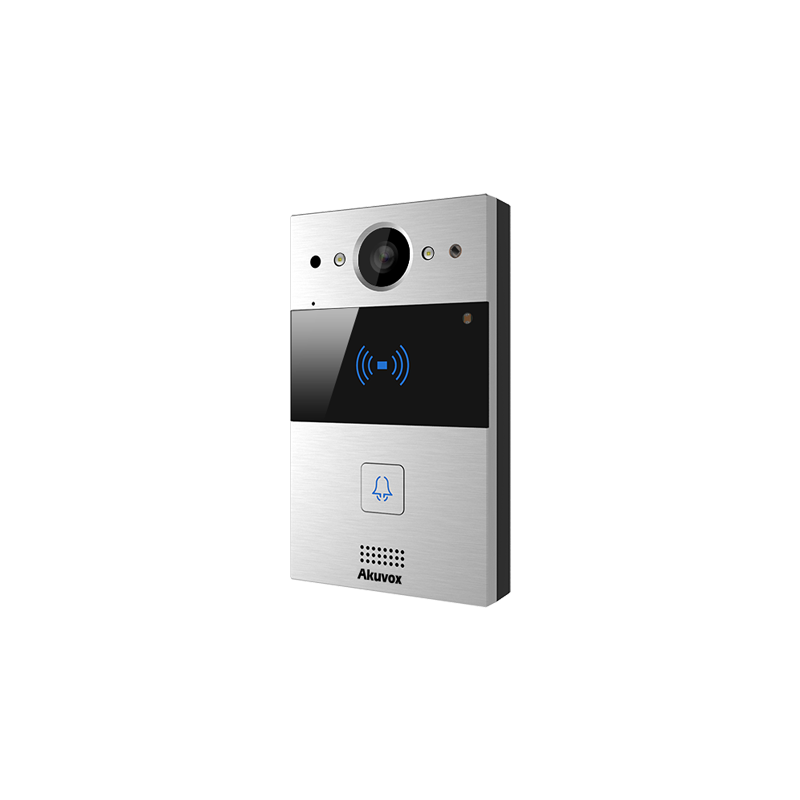 Akuox - Compact IP Video Door Station R20A - 1 Call button - RFID - Flush mount Edition