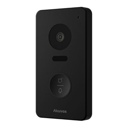 Akuvox - Videocitofono compatto E13S IP - 1 campanello con lettore di badge RFID/NFC - montaggio a parete