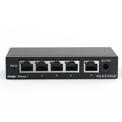 Reyee - 5-Port RJ45 Gigabit Network Switch 10/100/1000 Mbps RG-ES105GD