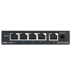 Reyee - 5-Port RJ45 Gigabit Network Switch 10/100/1000 Mbps RG-ES105GD