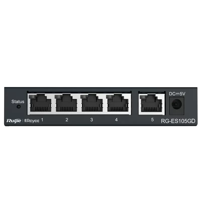 Reyee - Switch Gigabit 5 ports RJ45 10/100/1000 Mbps RG-ES105GD