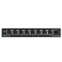 Reyee - 8-Port RJ45 Gigabit Network Switch 10/100/1000 Mbps RG-ES108GD