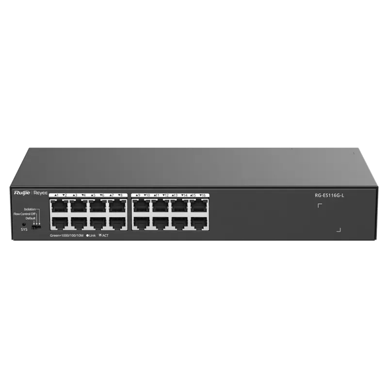 Reyee - Switch de bureau 16 ports Gigabit RG-ES116G-L