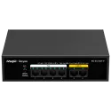 Reyee - 6-Port 10/100Mbps 54W PoE+ Switch RG-ES106F-P