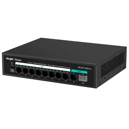 Reyee - Switch PoE+ 8 ports Gigabit non manageable RG-ES110GS-P-L