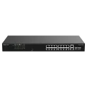 Reyee - Switch PoE+ 16 Porte 10/100Mbps + 2 Porte Gigabit Combo RG-ES118FGS-LP