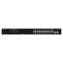 Reyee - Switch PoE+ 16 Porte 10/100Mbps + 2 Porte Gigabit Combo RG-ES118FGS-LP