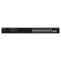 Reyee - Switch PoE+ 16 ports 10/100Mbps + 2 ports Gigabit Combo RG-ES118FGS-LP
