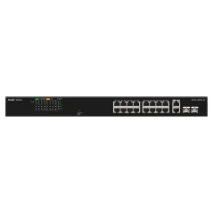 Reyee - 16-Port PoE+ Switch 10/100Mbps + 2 Gigabit Combo Ports RG-ES118FGS-LP