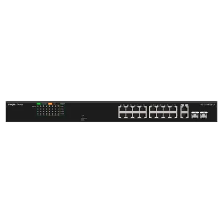 Reyee - 16-Port PoE+ Switch 10/100Mbps + 2 Gigabit Combo Ports RG-ES118FGS-LP