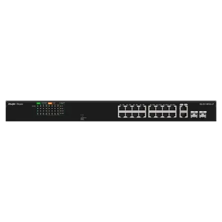Reyee - Switch PoE+ 16 ports 10/100Mbps + 2 ports Gigabit Combo RG-ES118FGS-LP