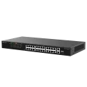 Reyee - Switch PoE+ 24 ports 10/100Mbps + 2 ports Gigabit RG-ES126FGS-LP