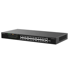 Reyee - 24-Port PoE+ Switch 10/100Mbps + 2 Gigabit Ports RG-ES126FGS-LP