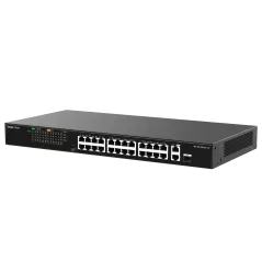 Reyee - Switch PoE+ 24 ports 10/100Mbps + 2 ports Gigabit RG-ES126FGS-LP