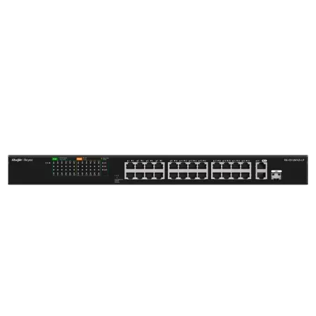 Reyee - Switch PoE+ 24 ports 10/100Mbps + 2 ports Gigabit RG-ES126FGS-LP