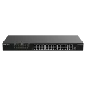 Reyee - 24-Port Unmanaged PoE+ 10/100Mbps Switch RG-ES126FGS-P