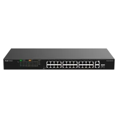 Reyee - 24-Port Unmanaged PoE+ 10/100Mbps Switch RG-ES126FGS-P