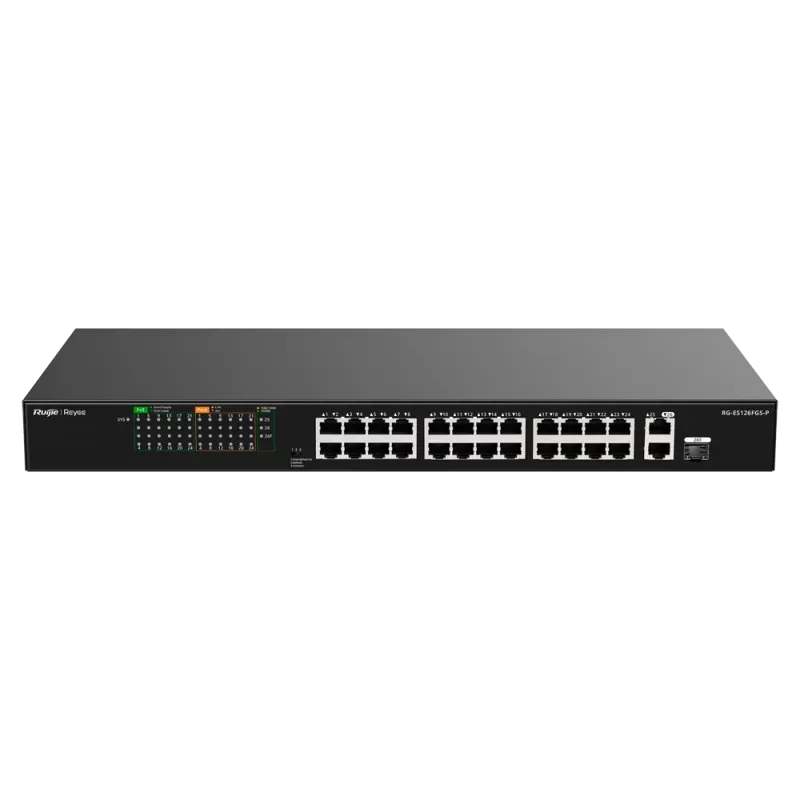 Reyee - Switch PoE+ 24 ports 10/100Mbps non manageable RG-ES126FGS-P