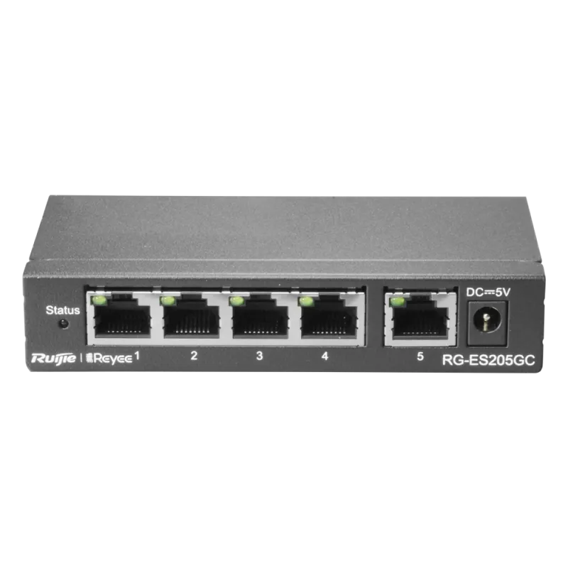 Reyee - 5-Port Gigabit Desktop Switch RG-ES205GC
