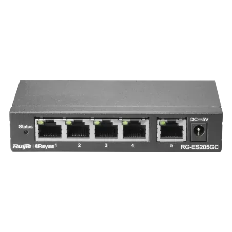 Reyee - Switch de bureau 5 ports Gigabit RG-ES205GC
