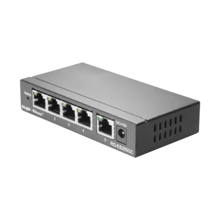 Reyee - Switch de bureau 5 ports Gigabit RG-ES205GC