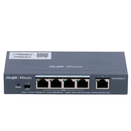 Reyee - Switch administrable 5 ports Gigabit dont 4 PoE+ RG-ES205GC-P