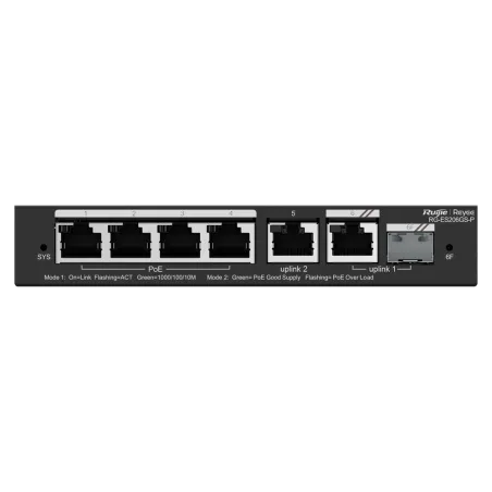 Reyee - 6-Port Managed Gigabit PoE+ Switch RG-ES206GS-P