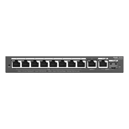 Reyee - Switch Gigabit manageable 8 ports PoE+ 120W RG-ES210GS-P