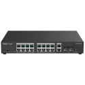 Reyee - Switch Gigabit gestibile a 18 porte + 2 SFP + 16 porte PoE+ 250W RG-ES220GS-P
