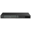 Reyee - 26-Port Gigabit Managed Switch with 24 PoE+ Ports 370W RG-ES228GS-P
