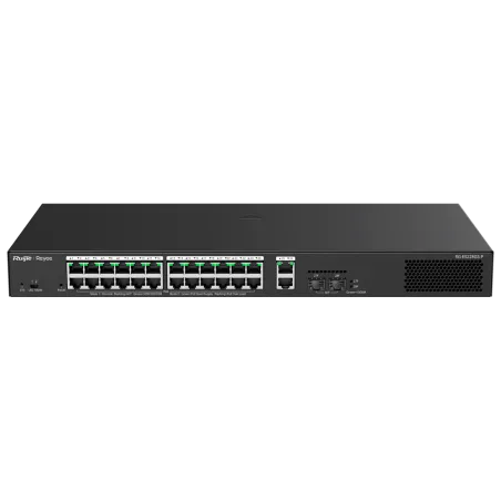 Reyee - 26-Port Gigabit Managed Switch with 24 PoE+ Ports 370W RG-ES228GS-P