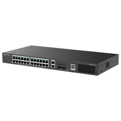 Reyee - 26-Port Gigabit Managed Switch with 24 PoE+ Ports 370W RG-ES228GS-P