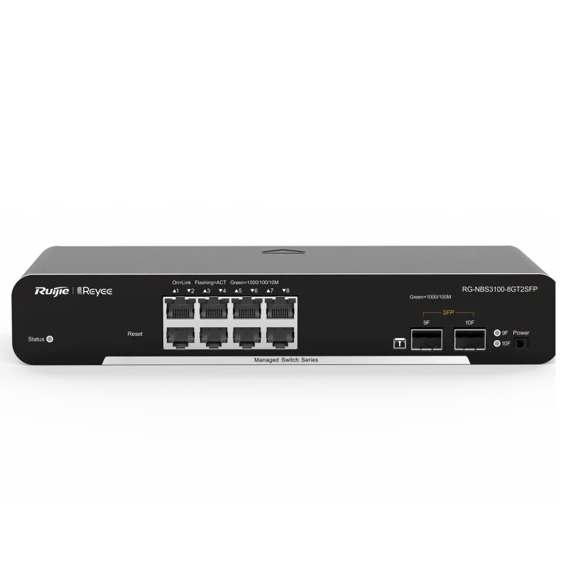 Reyee - Switch L2 gestito con 8 porte Gigabit + 2 SFP RG-NBS3100-8GT2SFP