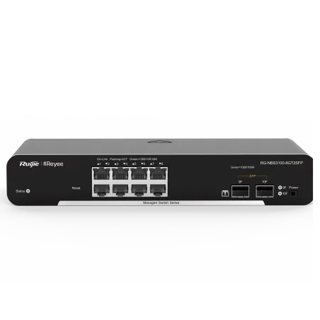 Reyee - Managed L2 Switch with 8 Gigabit Ports + 2 SFP RG-NBS3100-8GT2SFP