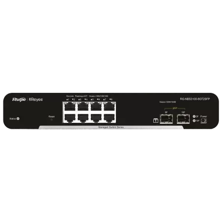 Reyee - Switch L2 gestito con 8 porte Gigabit + 2 SFP RG-NBS3100-8GT2SFP