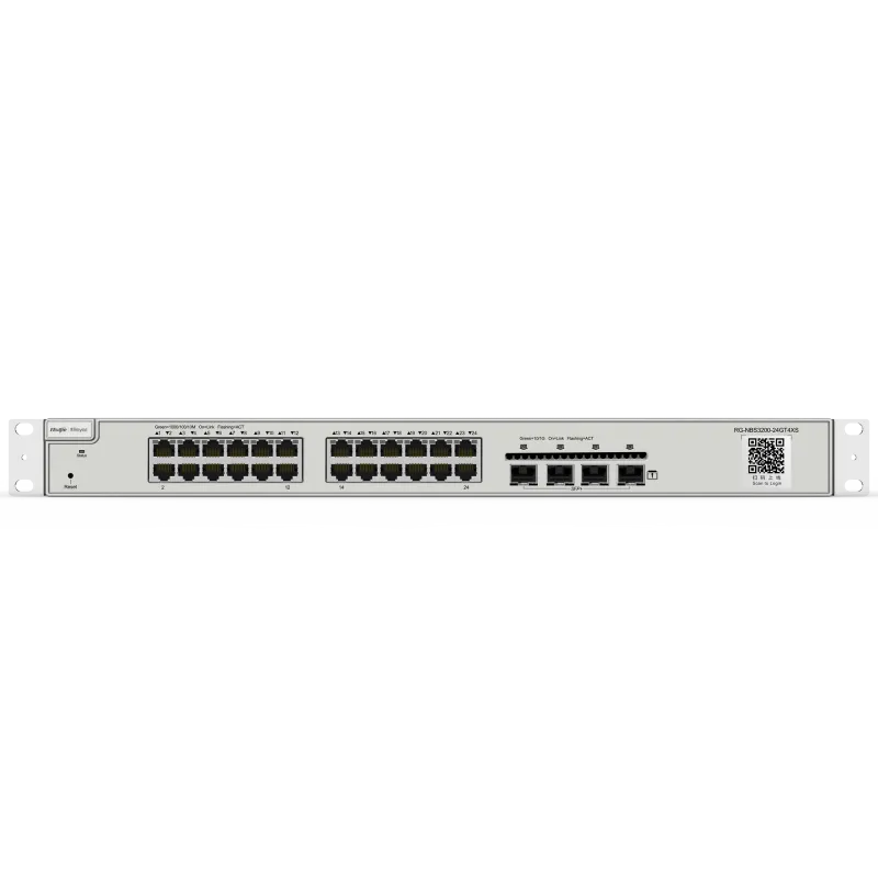 Reyee - L2+ Managed Switch 24 Gigabit Ports + 4 SFP+ 10G RG-NBS3200-24GT4XS