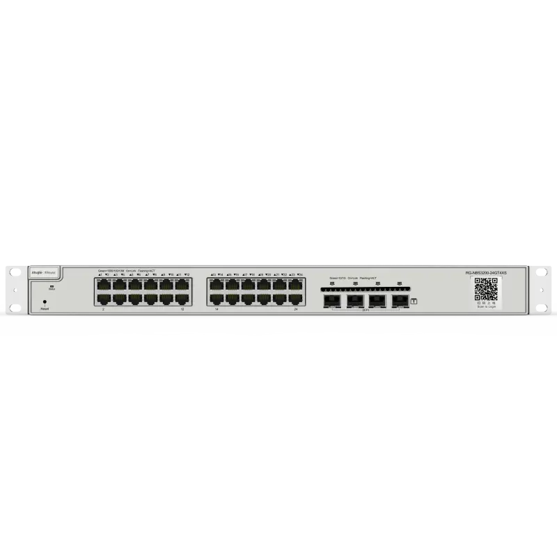 Reyee - Switch administrable L2+ 24 ports Gigabit + 4 SFP+ 10G RG-NBS3200-24GT4XS