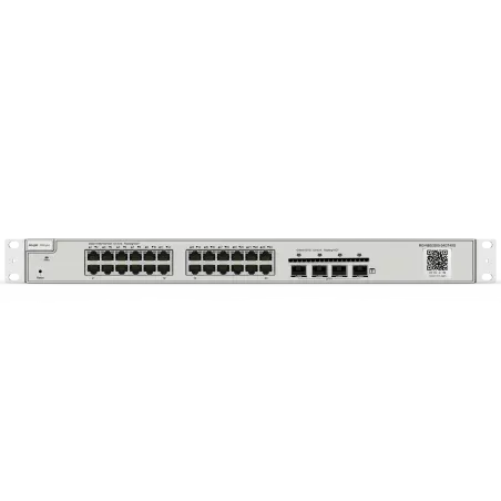 Reyee - Switch administrable L2+ 24 ports Gigabit + 4 SFP+ 10G RG-NBS3200-24GT4XS
