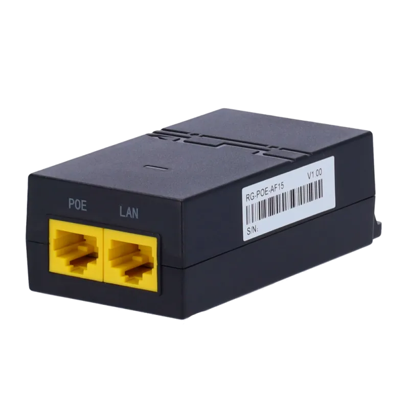 Ruijie - PoE Injector IEEE802.3af 15.4W RG-POE-AF15