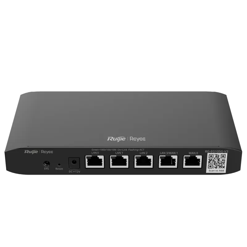 Reyee - Router controller amministrabile con 5 porte Gigabit RG-EG105G-V3