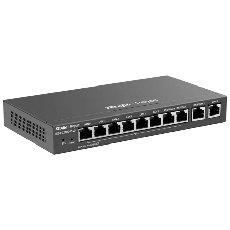 Reyee - Verwaltbarer 10-Port Gigabit PoE Router RG-EG210G-P-V3