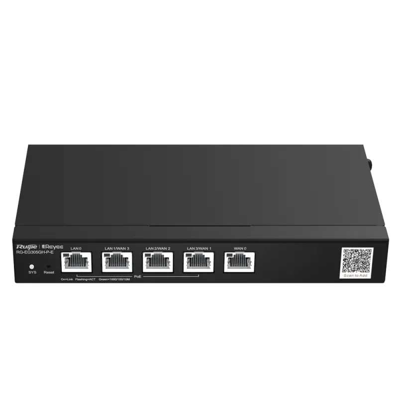 Reyee - 5-Port Gigabit PoE Manageable Router with RG-EG305GH-P-E Controller